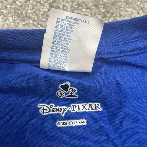 Port & Company x Disney Pixar Cars Tow Motor Graphic T-Shirt Mens XL Blue Crew - Picture 4 of 9